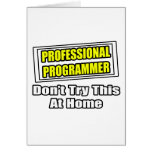 Professional Programmer...Joke cards