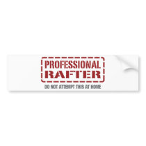Professional Rafter Bumper Sticker