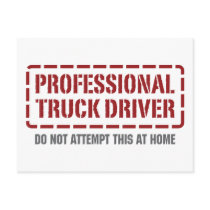Professional Truck Driver Postcards