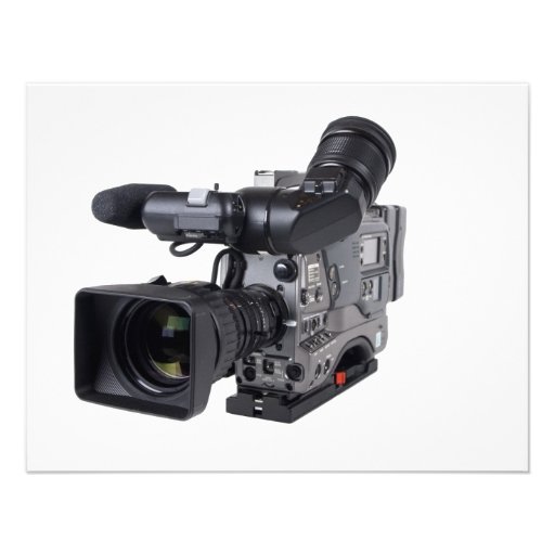 professional video camera personalized invitations