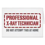 Professional X-Ray Technician cards