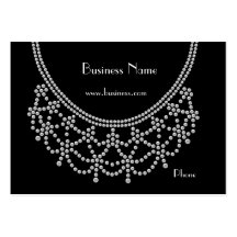 Profile Card Business Ornate Jewels (010) Business Cards