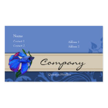 Profile Card - Siamese Fighting Fish Business Card Templates