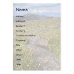 profile or business card, Landscape
