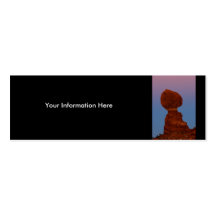 profile or business card, Landscape