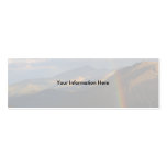 profile or business card, Rainbow