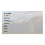 profile or business card, Rainbow