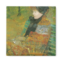 Profile Portrait of Lydia Cassatt, Mary Cassatt Magnet