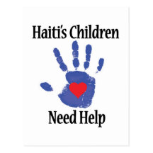 Profit to Unicef - Haiti's Children Need Help Post Cards
