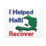 Profit to Unicef - I Helped Haiti postcards