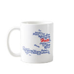 Profits to Unicef - Haiti Tag Map mugs