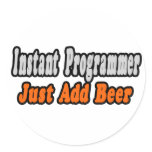Programmer...Add Beer stickers