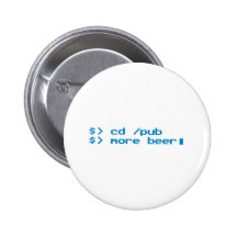 Programmer Beer - Geek, Nerd, Gamer, Gaming Buttons