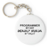 Programmer Deadly Ninja by Night keychains