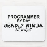 Programmer Deadly Ninja by Night mousepads
