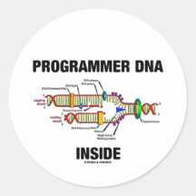Programmer DNA Inside (DNA Replication) Sticker