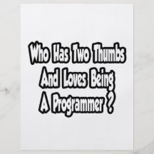 Programmer Joke...Two Thumbs Flyers