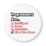 Programmer Quiz...Joke magnets