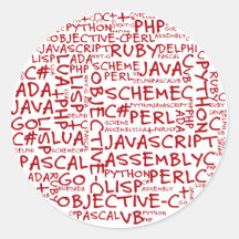 Programmers Have Multiple Programming Skills Round Sticker