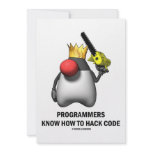 Programmers Know How To Hack Code (Java Duke) invitations