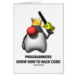 Programmers Know How To Hack Code (Open Source) cards