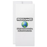 Programmers...Making the World a Better Place rack cards