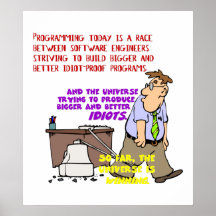Programmers versus the Universe (1) Poster