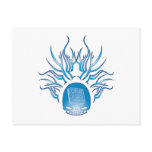 Programming Skull Post Card