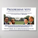 Progressive Vote Post Cards posters