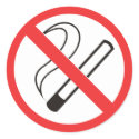 prohibition 6 no smoking stickers