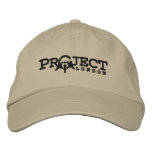Project London Embroidered Hat (Black Thread) embroidered hats