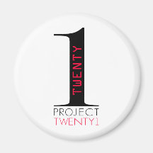 Project Twenty1 Fridge Magnets