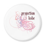 Projection Babe magnets