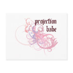 Projection Babe postcards