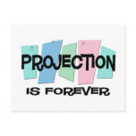 Projection Is Forever postcards