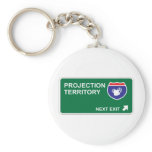 Projection Next Exit keychains