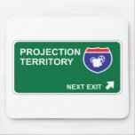 Projection Next Exit mousepads