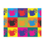 Projection Pop Art postcards