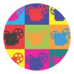 Projection Pop Art stickers