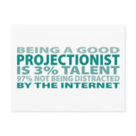 Projectionist 3% Talent postcards