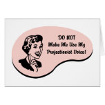 Projectionist Voice cards