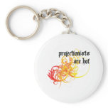 Projectionists Are Hot keychains