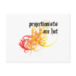 Projectionists Are Hot postcards