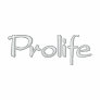 Prolife Embroidered Polo