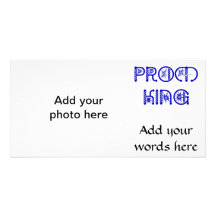 Prom King Custom Photo Card