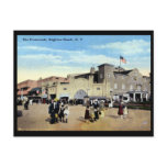 Promenade, Brighton Beach, NY 1917 Vintage postcards