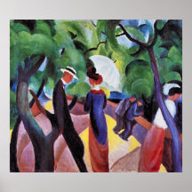 Promenade by August Macke Print