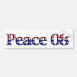 Promote Peace in 2008 Bumper Sticker