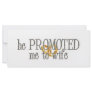 promoted to wife rack card