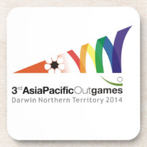 Promotional Material 3rd Asia Pacific Outgames Coasters
